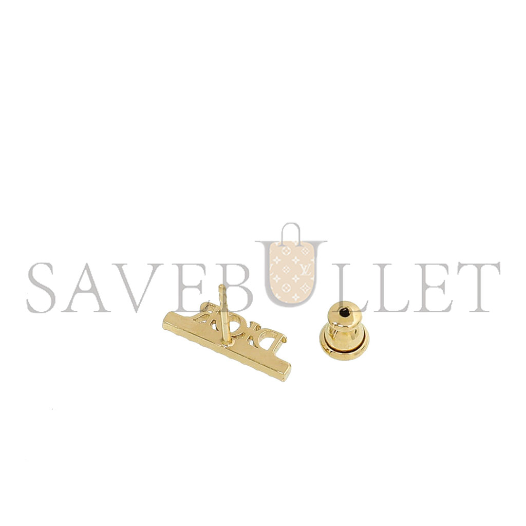 D*or gold dio(r)evolution stud mini earrings e1456dvocy_d665